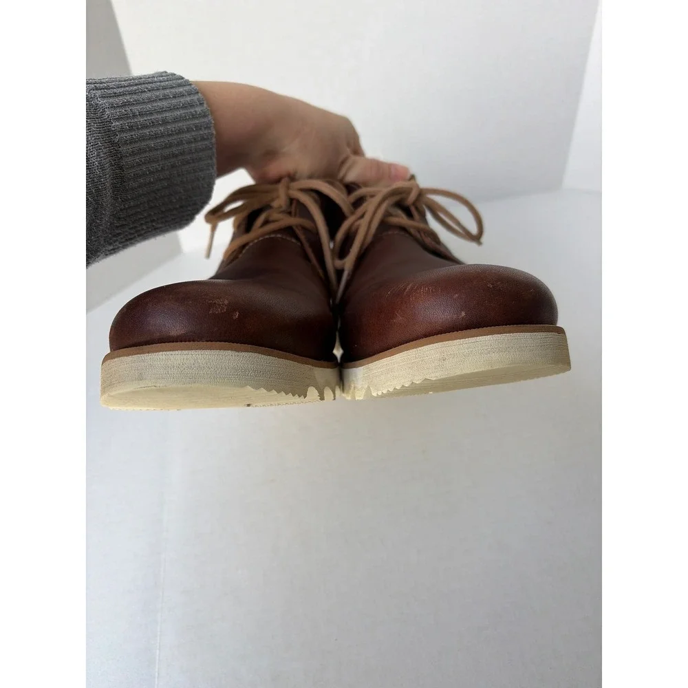 Sorel Kezar Chukka Waterproof Leather Boots Mens 13 Brown
